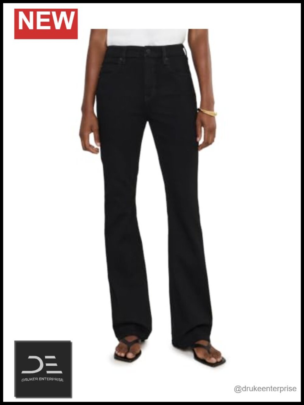 Mid-Rise Bootcut Jeans Eco Stretch Denim Five-Pocket Women's Regular Fit